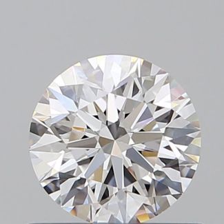 0.55 Carat Round E VVS1 EX GIA Natural Diamond