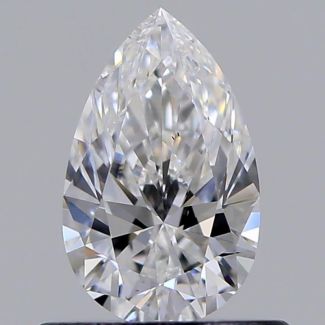 0.50 Carat Pear D VS2 - EX VG GIA Natural Diamond