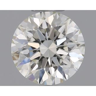 0.51 Carat Round H VS2 EX IGI Natural Diamond