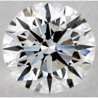 0.6 Carat Round F VVS2 EX GIA Natural Diamond