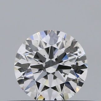 0.33 Carat Round E SI2 EX GIA Natural Diamond