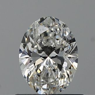 0.7 Carat Oval G VVS2 - GD GIA Natural Diamond