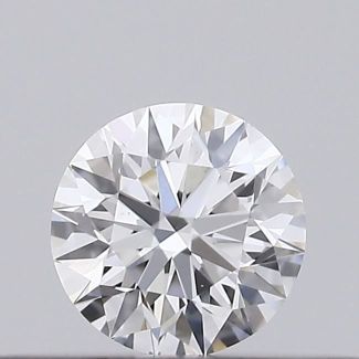 0.18 Carat Round E SI1 EX VG GIA Natural Diamond