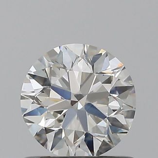 0.7 Carat Round H VS1 EX VG GIA Natural Diamond