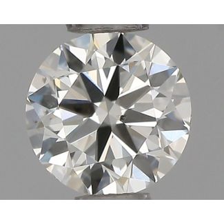 0.4 Carat Round G SI1 VG EX IGI Natural Diamond