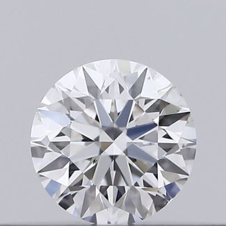 0.18 Carat Round D VS2 EX VG GIA Natural Diamond