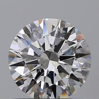 0.6 Carat Round G SI1 EX GIA Natural Diamond