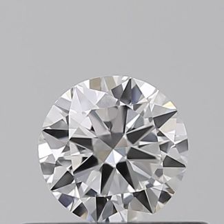 0.30 Carat Round E VVS2 G EX VG GIA Natural Diamond