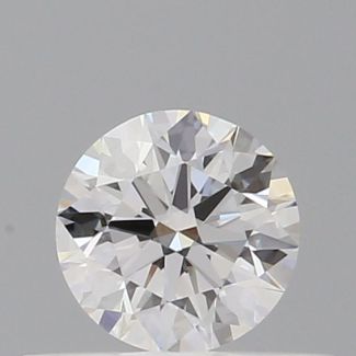 0.37 Carat Round D VVS1 EX GIA Natural Diamond