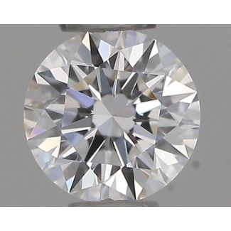 0.19 Carat Round D IF EX GIA Natural Diamond