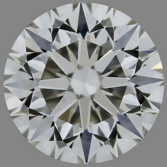 0.51 Carat Round J VVS2 EX GIA Natural Diamond