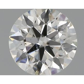 0.31 Carat Round G SI1 EX IGI Natural Diamond