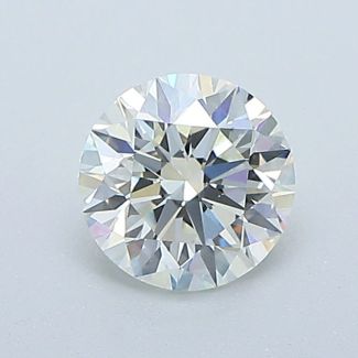 0.6 Carat Round I VS1 EX GIA Natural Diamond