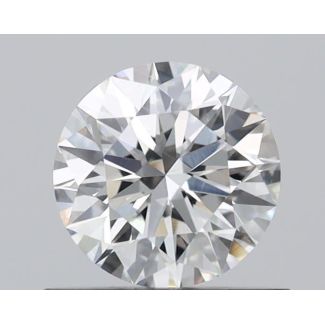 0.6 Carat Round F VS2 EX GIA Natural Diamond