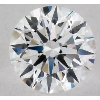 0.55 Carat Round F VVS2 EX GIA Natural Diamond