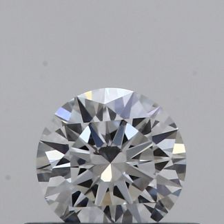 0.35 Carat Round D VVS1 EX GIA Natural Diamond