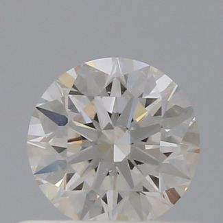 0.50 Carat Round I VS2 EX GIA Natural Diamond