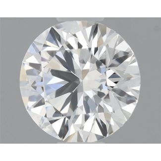 0.45 Carat Round H VS2 EX GIA Natural Diamond