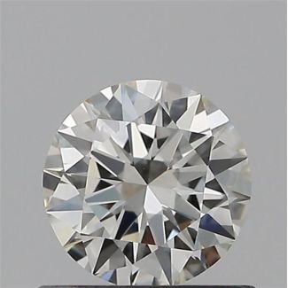 0.50 Carat Round H VVS2 EX IGI Natural Diamond