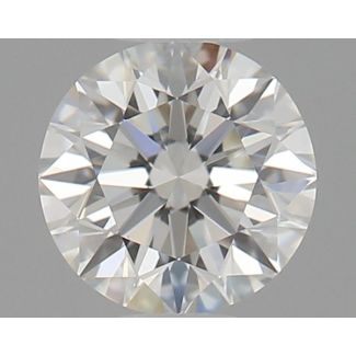 0.46 Carat Round H VVS1 EX GIA Natural Diamond