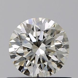 0.50 Carat Round J VS1 EX GIA Natural Diamond