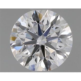 0.62 Carat Round D VS1 EX GIA Natural Diamond