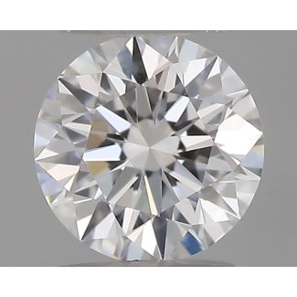 0.18 Carat Round E VVS2 EX GIA Natural Diamond