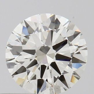 0.5 Carat Round H VS2 EX IGI Natural Diamond