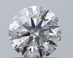 0.77 Carat Round G VS2 EX GIA Natural Diamond