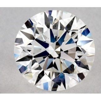 0.86 Carat Round D VVS2 EX GIA Natural Diamond