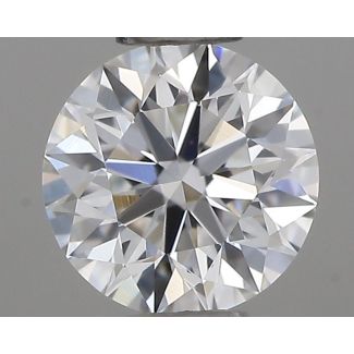 0.35 Carat Round F VS1 EX GIA Natural Diamond