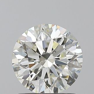 1.31 Carat Round H VVS1 EX IGI Natural Diamond