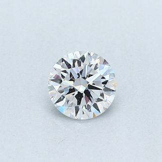 0.35 Carat Round D VVS2 VG EX GIA Natural Diamond