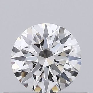 0.31 Carat Round H VVS1 EX GIA Natural Diamond