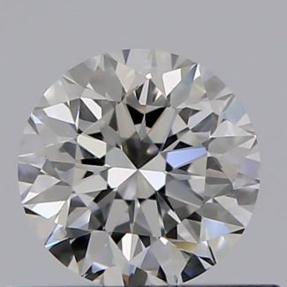 0.45 Carat Round F VS1 VG EX GIA Natural Diamond