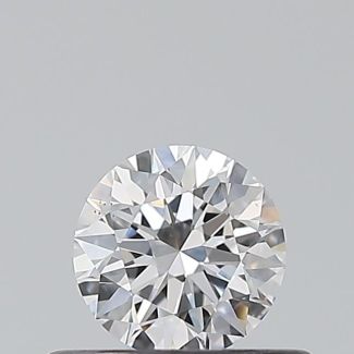 0.34 Carat Round D VS2 EX GIA Natural Diamond