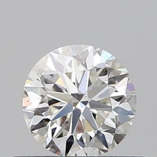 0.5 Carat Round H VS2 VG EX GIA Natural Diamond