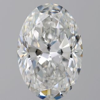 4.03 Carat Oval E VS2 - EX GIA Natural Diamond