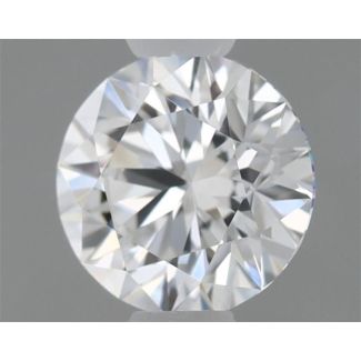 0.35 Carat Round F VS1 EX GIA Natural Diamond