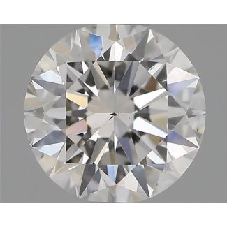 0.50 Carat Round E VS2 EX GIA Natural Diamond