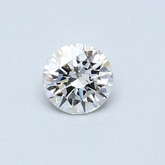 0.33 Carat Round D SI1 EX VG GIA Natural Diamond