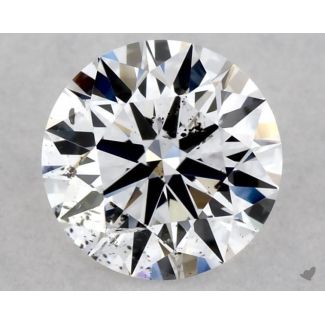 0.51 Carat Round D SI2 EX GIA Natural Diamond