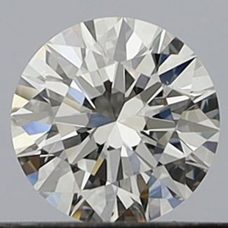 0.35 Carat Round E VVS1 EX GIA Natural Diamond