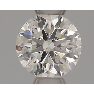 0.32 Carat Round H SI2 EX GIA Natural Diamond