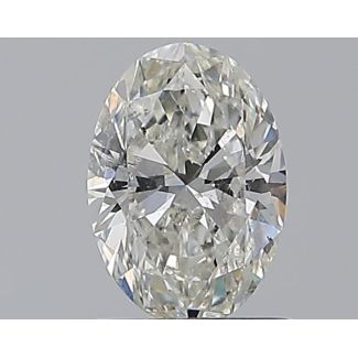 1.02 Carat Oval H SI2 - VG GIA Natural Diamond