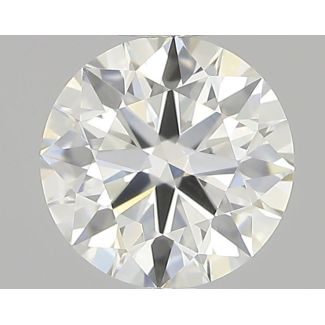 0.5 Carat Round H VS2 EX GIA Natural Diamond