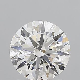 1.5 Carat Round F SI2 EX GIA Natural Diamond