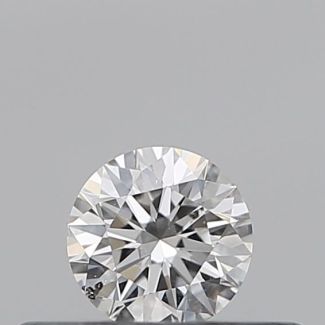 0.19 Carat Round E SI1 EX GIA Natural Diamond