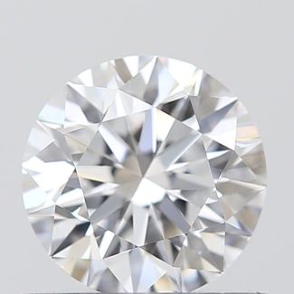 0.56 Carat Round D VVS1 EX GIA Natural Diamond