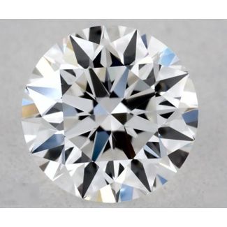 0.37 Carat Round E VVS1 EX GIA Natural Diamond